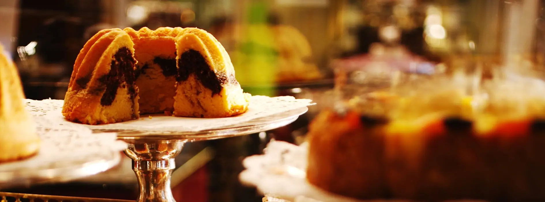 Pasteles variados en el Café Demel 