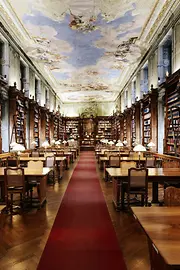 Blick in den Lesesaal der Nationalbibliothek