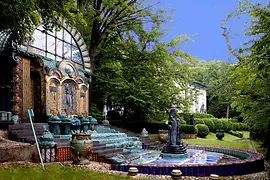Giardino presso il Museo di Ernst Fuchs