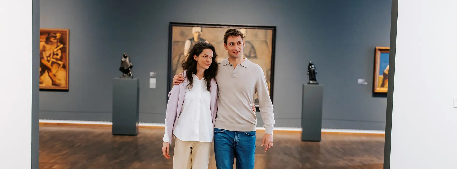 Couple in the Leopold museum