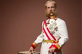 El káiser Francisco José en el museo de cera de Madame Tussauds de Viena