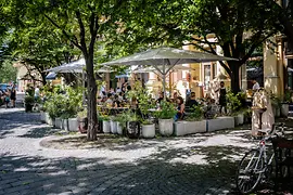 Zahrádka na Praterstraße 