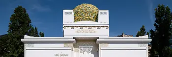Vista exterior de la Secesión de Viena
