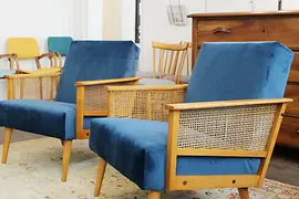 Kellerwerk store, vintage upholstered chair