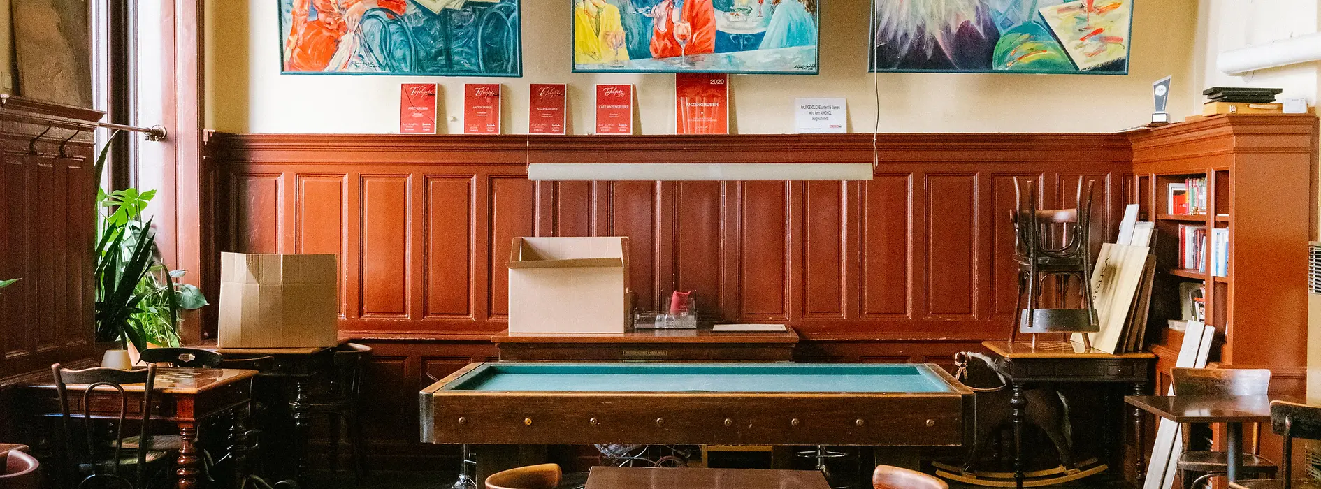 Café Anzengruber Innenansicht