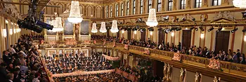 Concierto de Año Nuevo de la Orquesta Filarmónica de Viena en la Sala Dorada del Musikverein