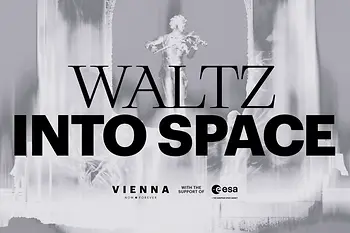 Key Visual with WALTZ INTO SPACE lettering
