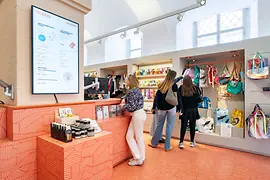 Museum shop in the MuseumsQuartier